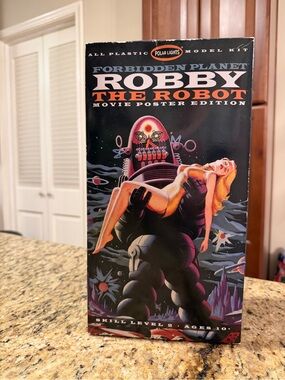 Forbidden Planet Robby The Robot Movie Poster Edition Model Kit new in open box